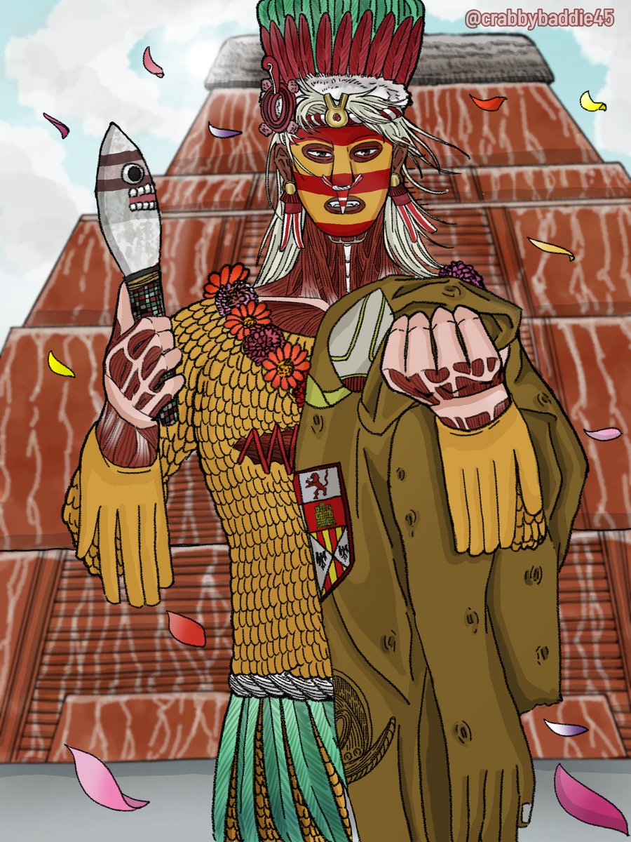 crabbybaddie45's tweet image. Xipe Totec, Reskin 
#xipetotec #nahua #aztec #teotihuacan 
Illustration ideas contributed to our writer @awacatero_o art by @crabbybaddie45