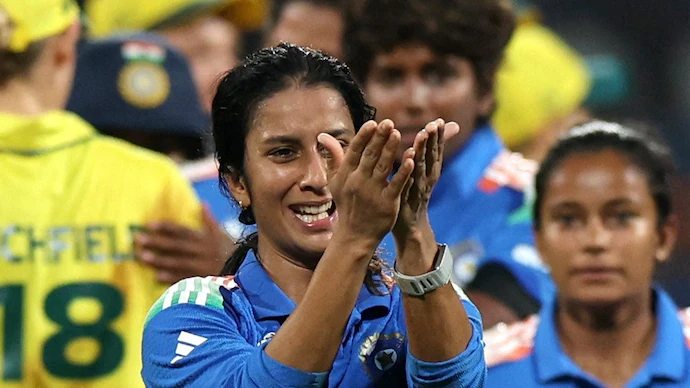 PolicyDataLab's tweet image. She makes reels 🎬 and records 🏏🔥
 Jemimah Rodrigues silenced critics with a stunning 127 vs Australia*, leading India to the Women’s World Cup 2025 Final! 💙
From “reel queen” to run machine — she owned the stage in Navi Mumbai. 🇮🇳✨
#JemimahRodrigues #WomensWorldCup #INDvsAUS…