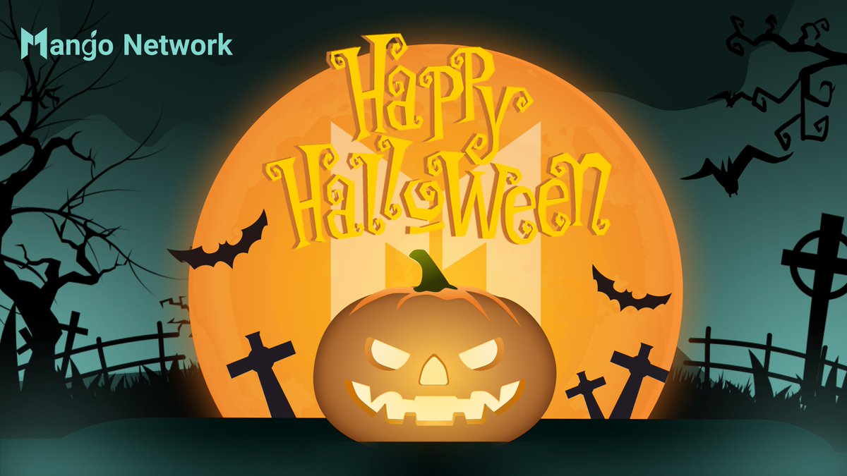 MangoOS_Network's tweet image. Happy Halloween from Mango Network 🎃