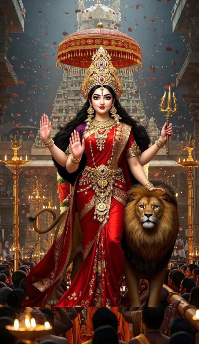 माँ भगवती की कृपा सदा आप पर बनी रहे।
उनकी शक्ति, करुणा और आशीर्वाद से आपका जीवन सुख, शांति और समृद्धि से परिपूर्ण हो।

#जय_माता_दी 🙏🚩