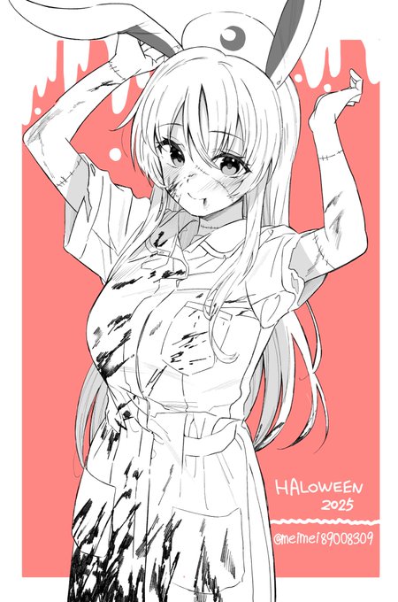 鈴仙ハロウィンナース🎃❤️🧡 