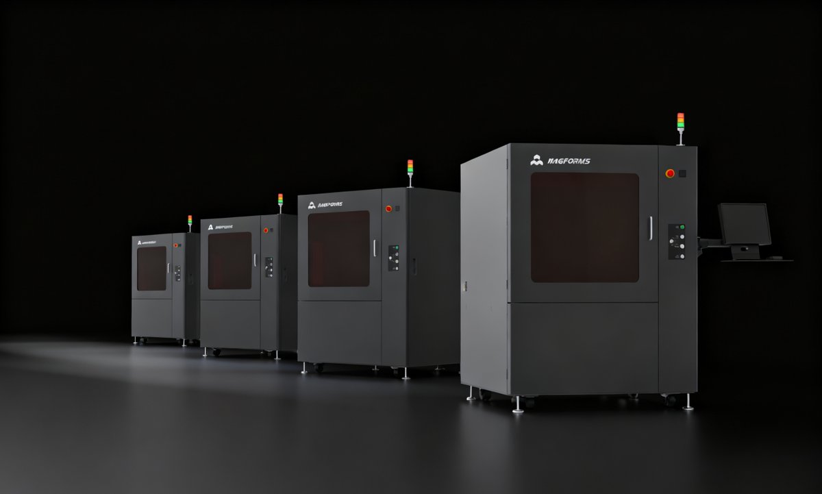 magforms's tweet image. The Magforms SL600 3D printer accelerates automotive prototyping. It builds large parts efficiently, cutting time/cost vs. traditional molds. Its smart laser tech ensures precision and speed, while wide material compatibility fuels R&amp;amp;D innovation.
#magforms #SL600