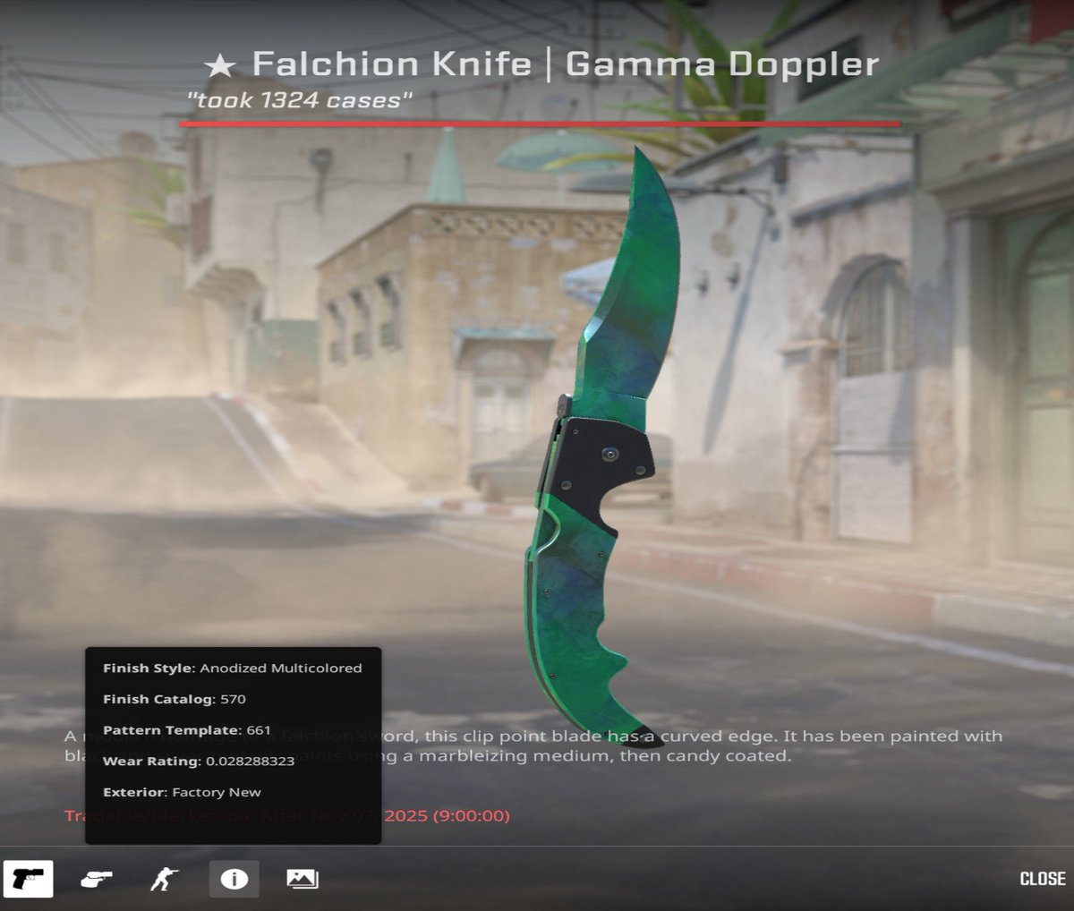 KotvoWP's tweet photo. I can finally reture from opening cases. I got what i wanted, a GOLD! https://t.co/7vJoG9I3IO