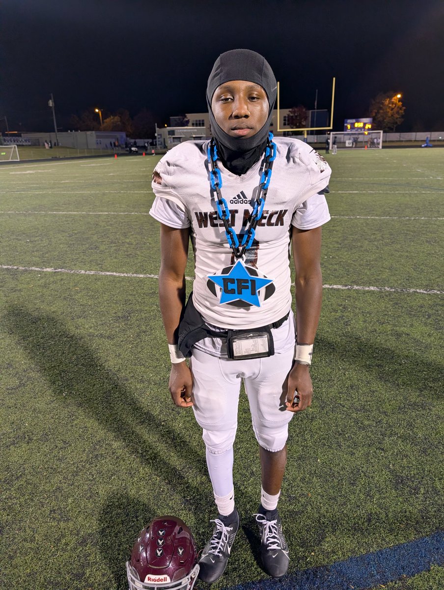 pepman704's tweet photo. Congratulations to our CFI Players Of The Game from West Mecklenburg in their 24-7 win over Garinger

#9 Tyson Stancil - LB @StancilTyson
#3 Drake Lineberger - QB @drakeline2029
#54 Antonio Flowers - DL @AntonioAnt41807
#11 Amare Jones - WR  @AmareeJones2027 https://t.co/pgLmBBBSDY