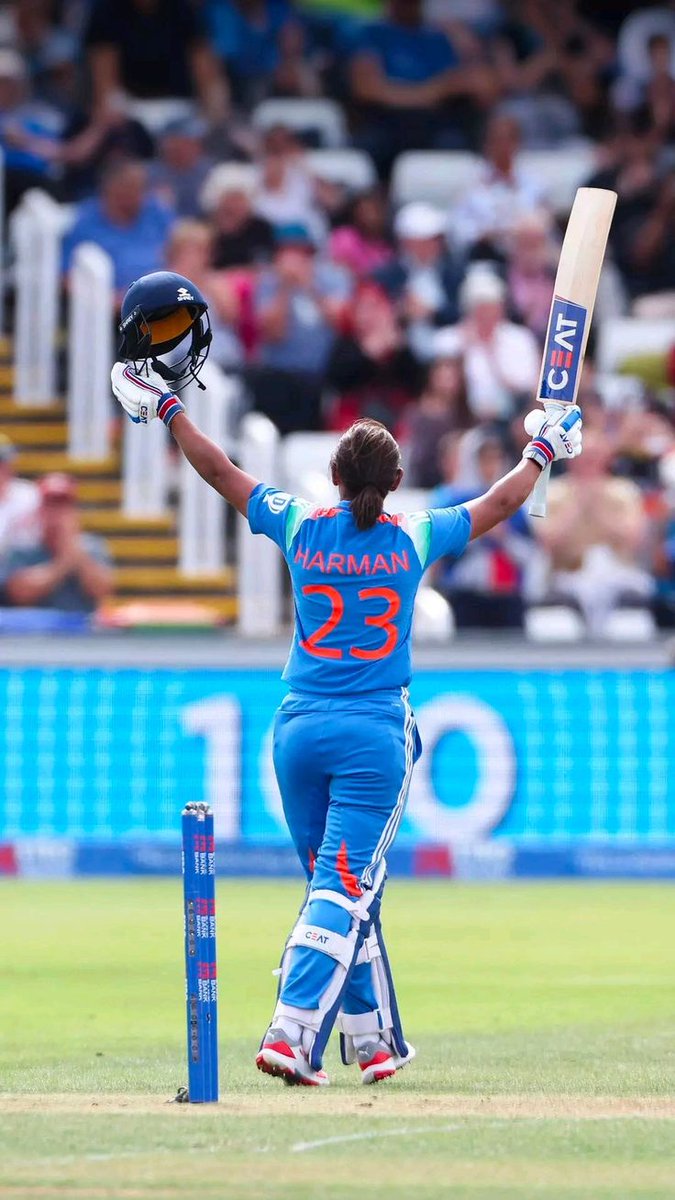 🚨🚨🚨

Harmanpreet in Press-

Reporter:  Harman, any reason behind changing your jersey number from 7 to 23 ?

Harmanpreet:  No. 7 is 'unlucky' for Indian team, Just felt it’s time to end Dhoni’s influence 😭🔥