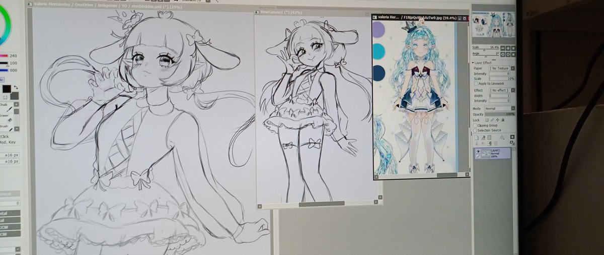 Le hice un cambio al bocetooo que tenía de <a href="/Rinnachii/">RinnaChii | Vtuber 💎👑</a> 💖 <a href="/RinnaChiiArt/">RinnaChii | Art ♕</a> ✨🌷#art #sketch