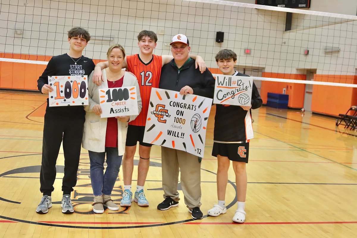 Congratulations to our very own Will Sheible on reaching a career milestone of 1000 assists in volleyball tonight!
<a href="/CCCSDathletics/">CCCSD Athletics</a>