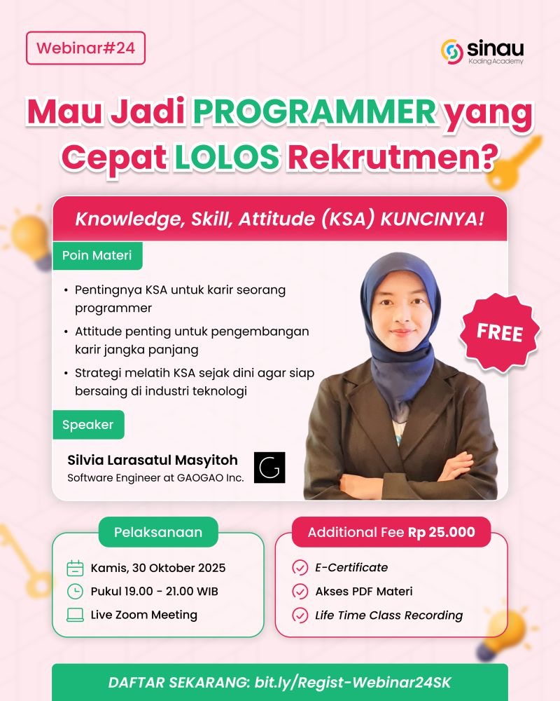 gaogao_asia's tweet image. 弊社エンジニアがSinau Koding Academy様主催のビギナーへ登壇いたしました!
👇登壇の様子はこちらからご覧いただけます。
youtube.com/watch?v=UprV2o…
ぜひご覧ください🖥️