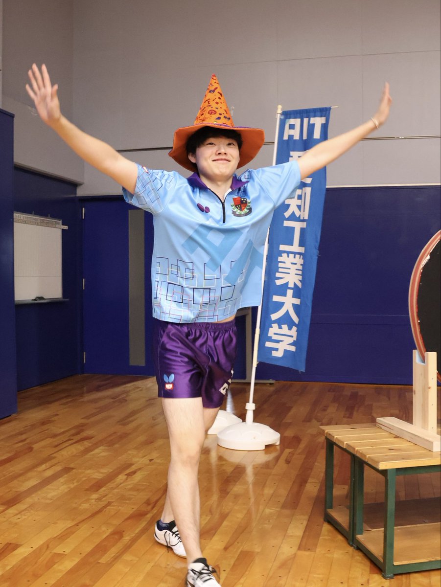 nukata_takutt's tweet image. 愛工大の選手たちも勿論仮装姿でした!!
可愛い😍
①鈴木颯選手
②谷垣佑真選手
③萩原啓至選手
④三木隼選手
2025年度後期日本卓球リーグ
2025/10/31 @愛知工業大学