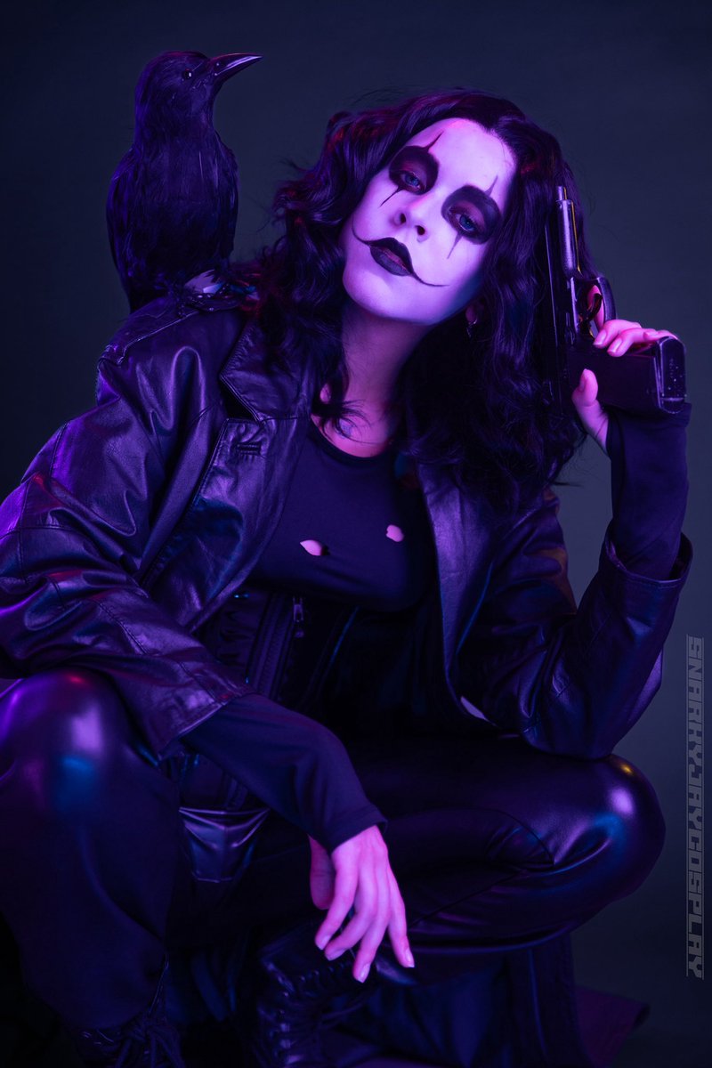 Cheers to Devil’s Night… with my favorite photo of myself as Eric Draven. I’ve made some upgrades to the cosplay since then, but this picture (I think) really captured the essence of the character as I was trying to convey him. Love that story so much. 🖤