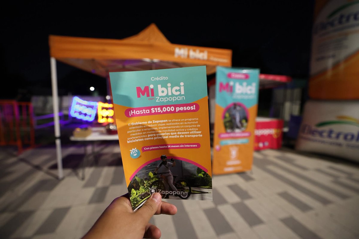 🎃 ¡Nada de sustos, solo buenas noticias! 👻
Continuamos con las entregas de Mi Bici con Zapopan, uno de nuestros programas estrella 🚲✨

Conoce más sobre este y todos los créditos y apoyos que tenemos para las y los zapopanos en 👉 adelantezapopan.com

#MiBiciConZapopan