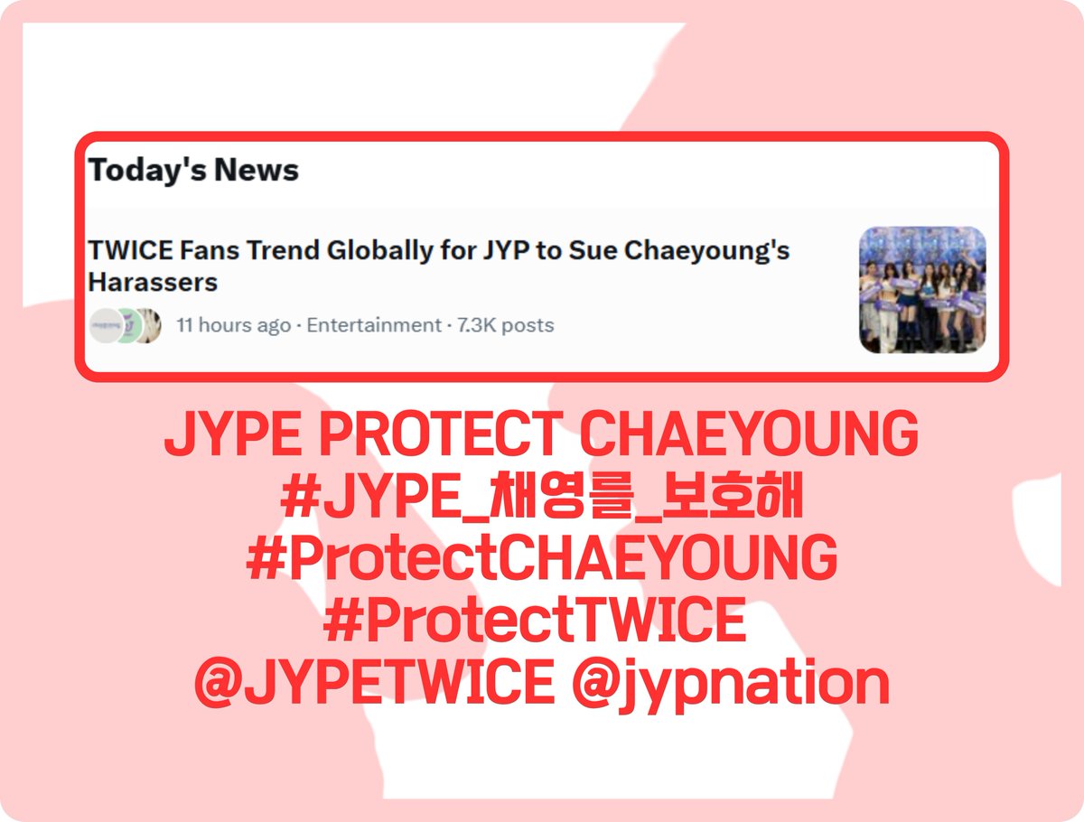 I hope no one misses the point — ignoring all these things isn’t the right way to handle it. Again, this is why it’s important for us to unite and do this:

PROTECTION: She needs proper protection from these accounts that continue to spread such things, and legal action should be