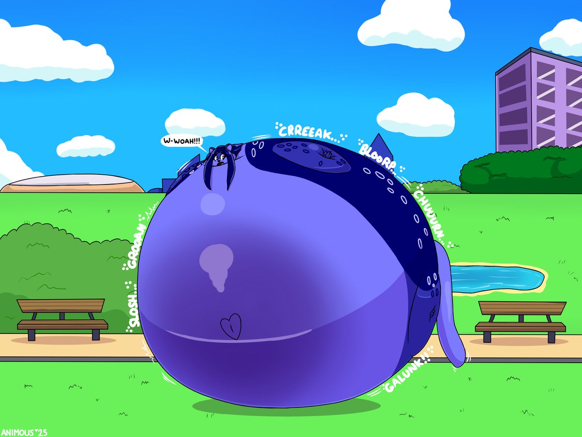 Tracy trying her best to stay balanced! (3/4) Commission for <a href="/Gaming345_AD/">Gaming345</a> !