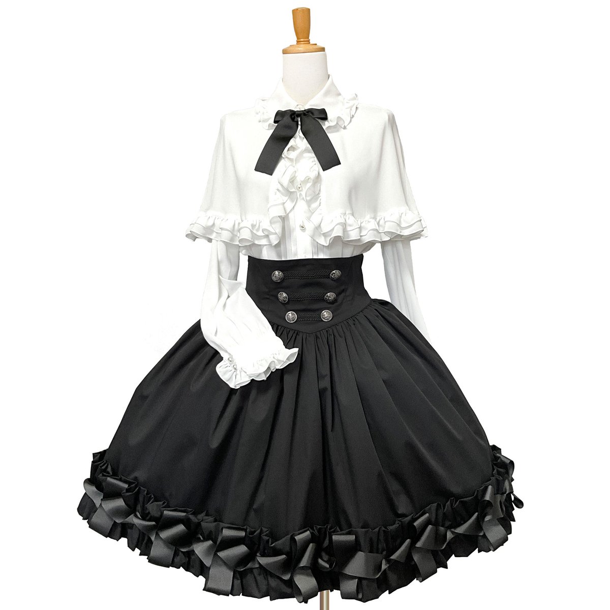 ANDROMEO アンドロミオ パニエ ボリューム ホワイト アンドロミオ and