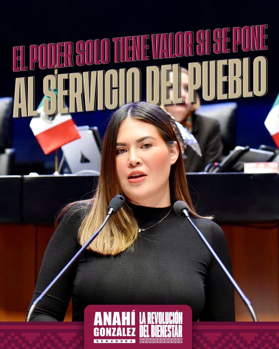El poder solo tiene valor si se pone al servicio del pueblo.

Ese es el sentido de nuestra lucha: transformar con amor, con justicia y con el corazón del pueblo al centro.

#LaRevoluciónDelBienestar