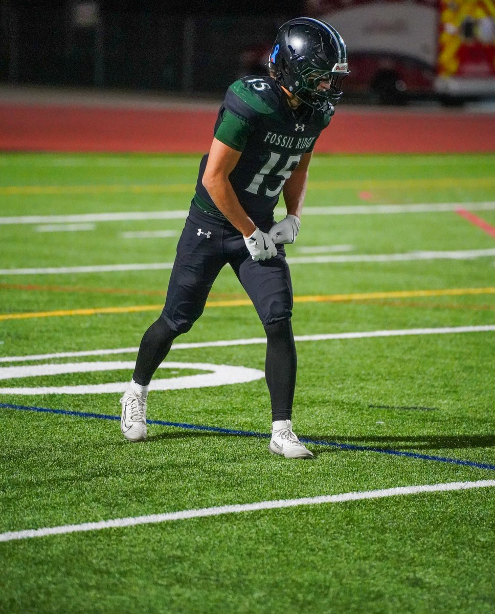 Fossil Ridge’s Eli Swanson set new single-season records for both touchdown receptions and receiving yards in the 2025–2026 season during tonight’s matchup against Brighton 🏈