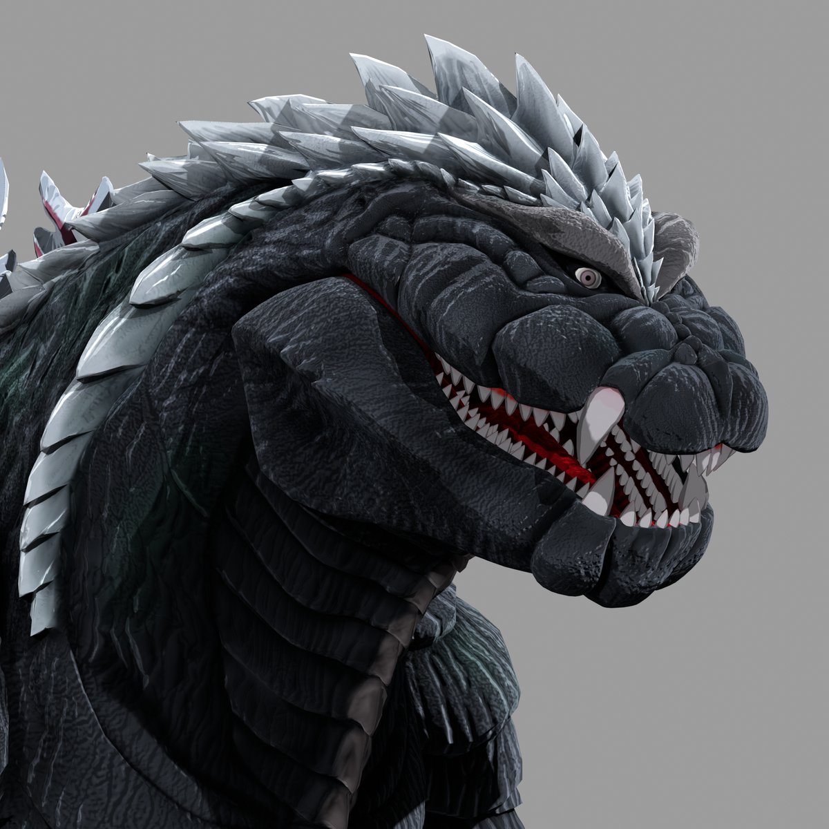 MMMMMMMMMMMMMM This is the closest I'm getting #ゴジラSP #b3d