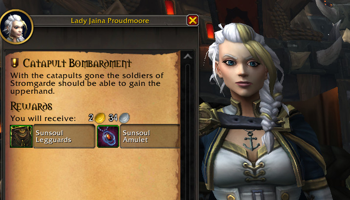 The power disparity between Thrall and Jaina as our "main" faction heroes continues to be wild, Thrall solely uses his axe and tells us to go kill stuff, Jaina disintegrates the catapults with her magic and is solving ALL the problems lmao