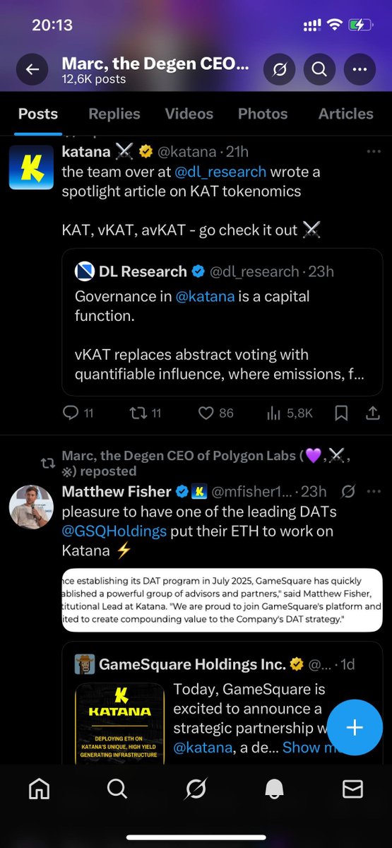 0xweekend59's tweet image. +1 niềm tin bullish @katana
CEO Poly @0xMarcB đang tích cực shill katana
Theo như tìm hiểu thì 15% sẽ dành cho airdrop và sẽ TGE vào quý 1 năm 2026 khả năng cao sẽ rơi vào tháng 1 hoặc 2
Kèo này nhàn chủ yếu là có tiền đi farm, APR thì mình thấy cũng khá cao…