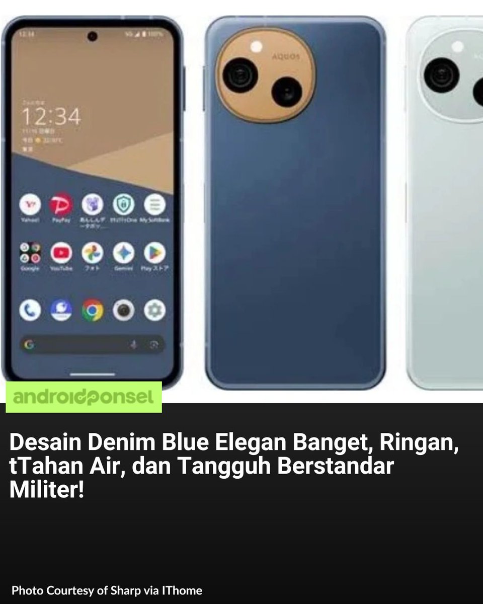 androidPonsel_'s tweet image. Sharp AQUOS sense10 resmi meluncur dengan layar Pro IGZO OLED 240Hz dan Snapdragon 7s Gen 3! Desain tangguh, kamera AI anti-refleksi, dan fitur Vocalist bikin panggilan makin jernih 🎧
📱 Baca di: androidponsel.com/sharp-aquos-se…￼
#SharpAQUOS #Snapdragon7sGen3 #AndroidPonsel #TechNews