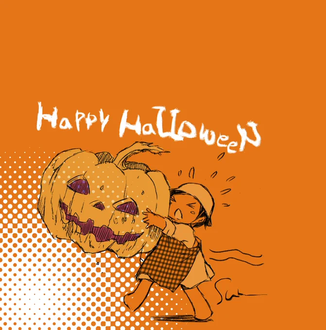 #HappyHalloween #花と奥たん