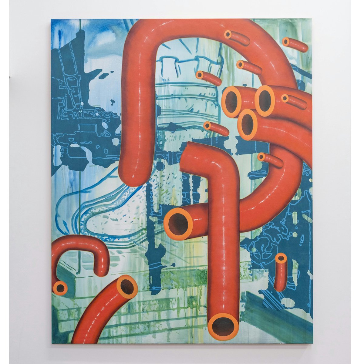 TAKAHIKO YANAGISAWA 栁澤貴彦さん キャンバス サインあり TAKAHIKO