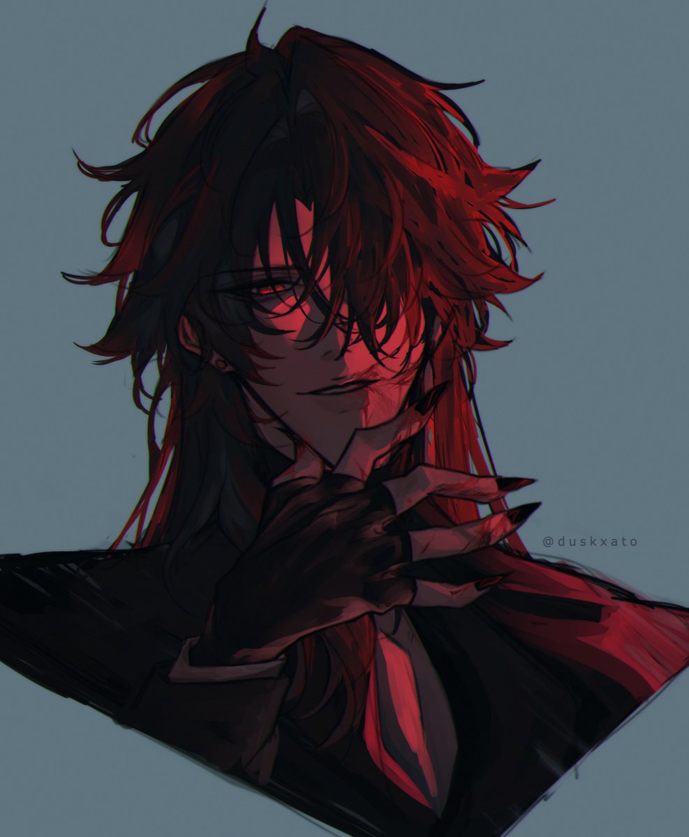 duskxato's tweet image. Halloween sketch 🩸 #HonkaiStarRail #blade #刃