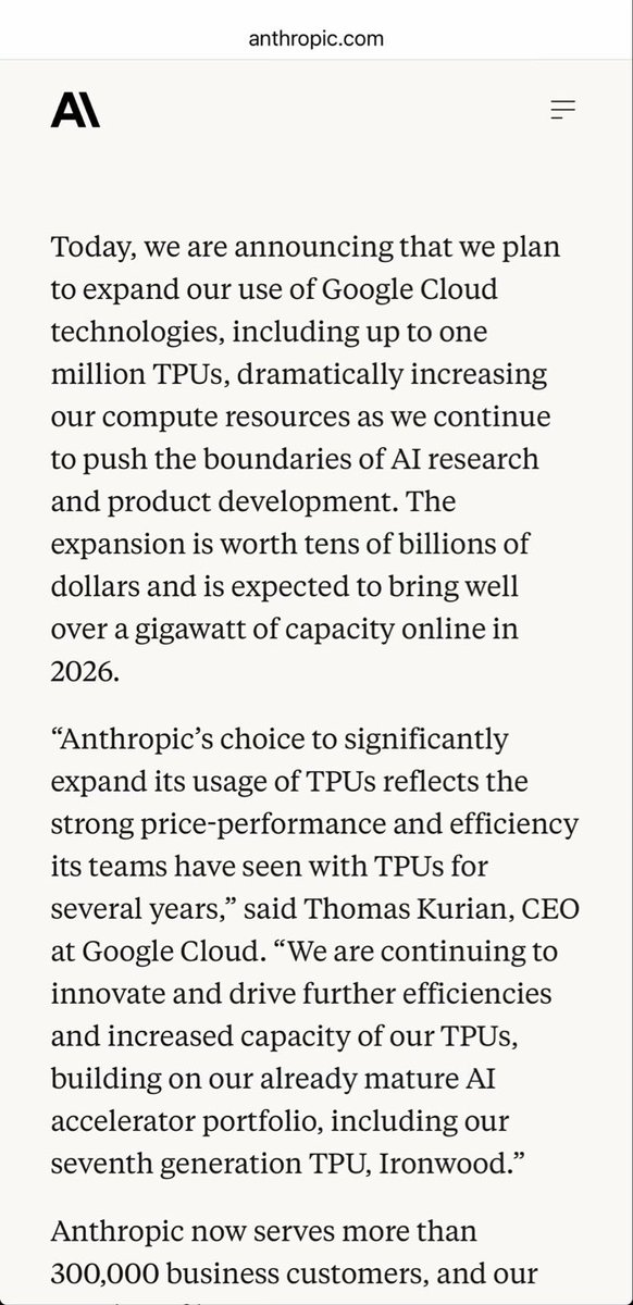 Bullish Thomas Kurian $GOOG