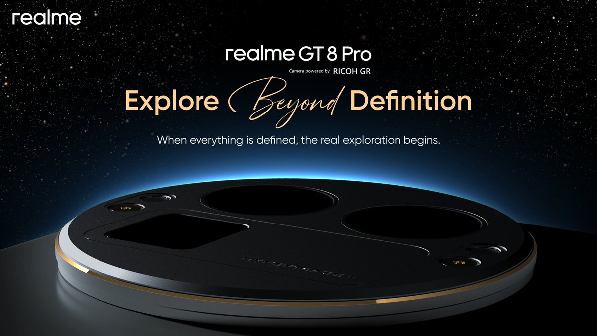 FrancisRealme's tweet image. Not an ordinary flagship. #realmeGT8Pro