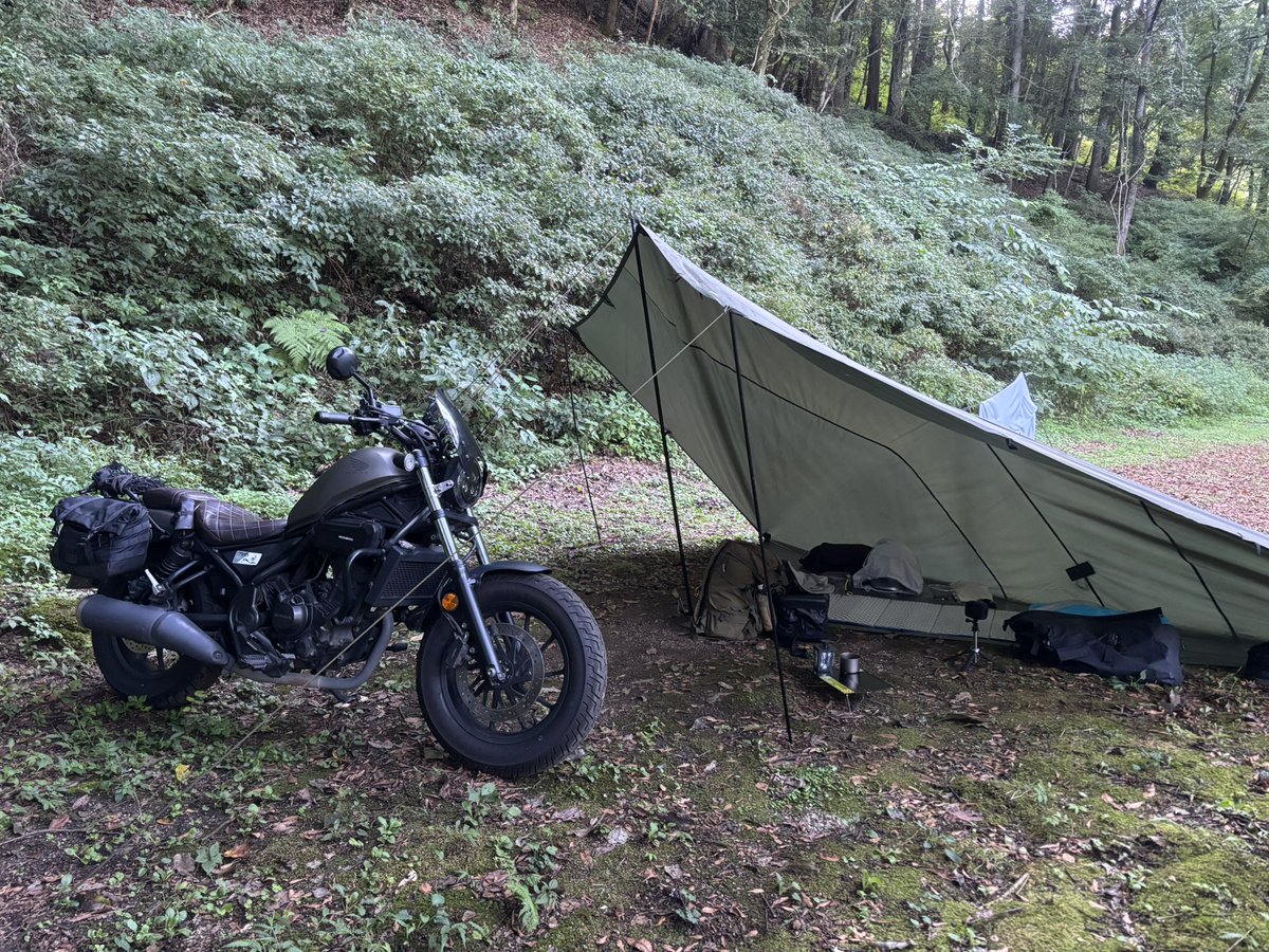mugi_alc20's tweet image. Motorcycle campingの動画を公開しました。
youtu.be/12FSI6qdjPk?si…
今回はフルオープンタープ泊です。