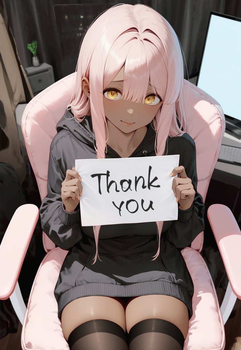 Sorry if I post too much. But I just want to say thank you for all the support and love I recieve. But also want to say I'm happy to have made friends with the people of the ai community and even those outside of it. Being active again makes me happy again. It's nice to be able