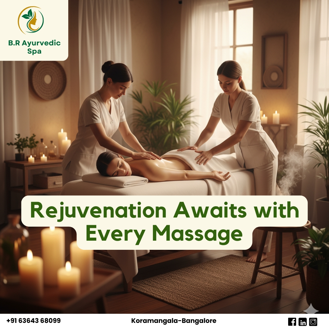 BRAyurvedicSpa's tweet image. Rejuvenation Awaits with Every Massage at B.R Ayurvedic Spa near Koramangala 1A Block, where ancient Ayurvedic traditions meet modern wellness techniques. 

#SpaNearMe #SpaNearByMe #BodyMassageNearMe #BestSpaInKoramangala #AyurvedicSpa #Relaxation #Rejuvenation #StressRelief