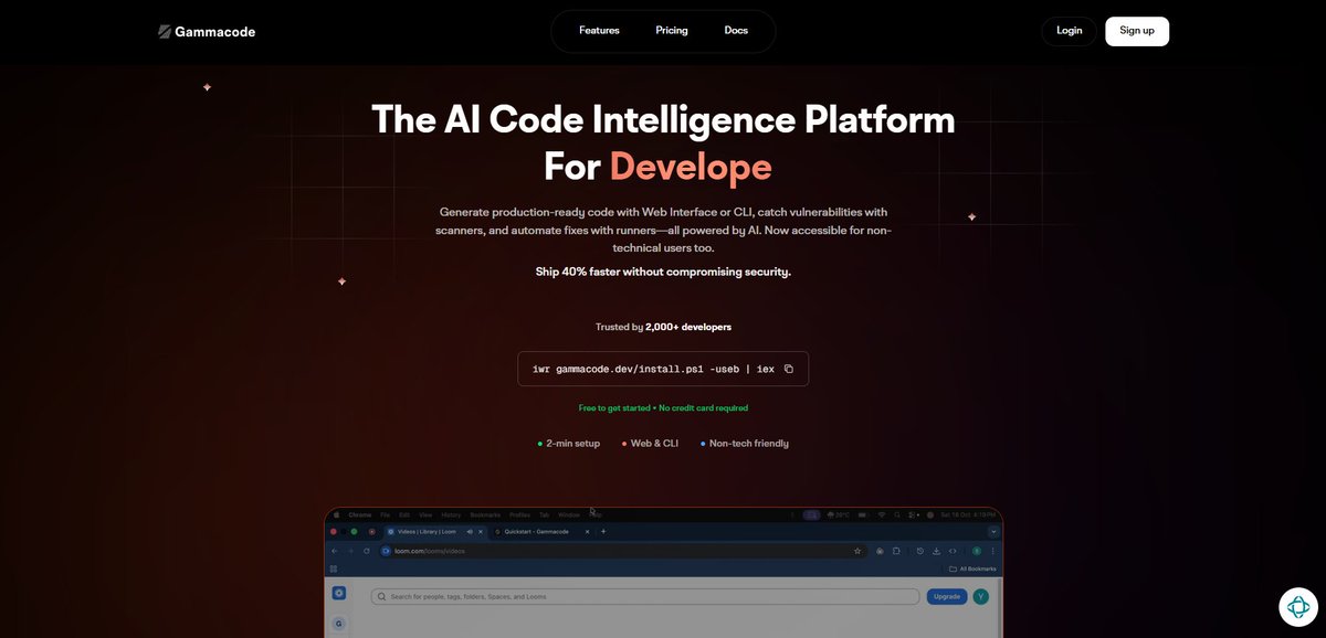 4️⃣ Gammacode

Website: gammacode.dev  |  <a href="/gammacode_dev/">Gammacode</a>
Category: Dev Tools / Security

Web and CLI agents that scan repos, auto-fix vulns and tech debt, then open PRs. Security first, model-agnostic.

AI Radar Factors:
Innovation: 7.5  |  Utility: 8.5