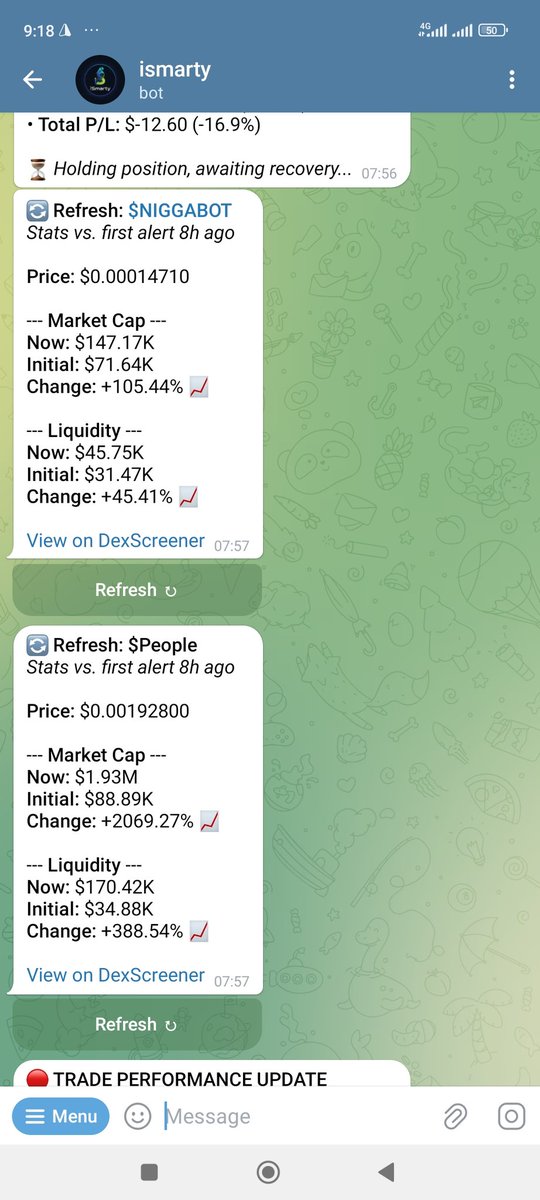 When you make a 20x gain before your first coffee... that's the Ismarty way. 😉
Effortlessly caught the wave this morning. Huge moves are being made! Let's get it. 💪

Bot link: t.me/ismartybot 
Data community: <a href="/AnalyticSages/">Analytic Sages</a>

#TradeLife #20x #MorningGains #SmartMoney