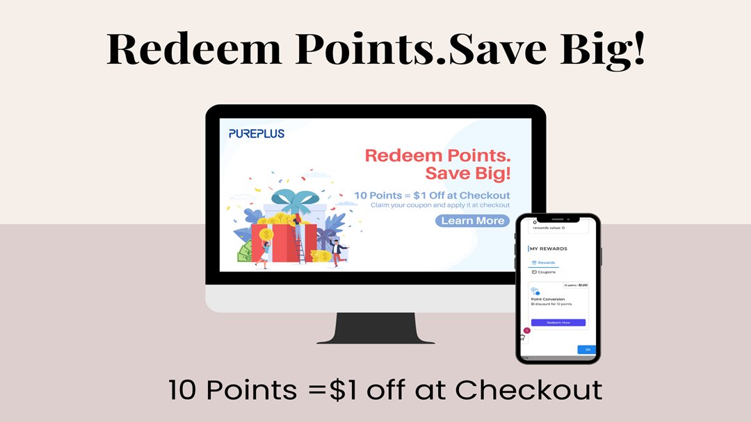 Pureplus4's tweet image. 💧 PUREPLUS Rewards Are Still Going Strong! 💧
✨ Remember: 10 points = $1 in rewards!
To show our appreciation, we’re extending the redemption program — so you can keep saving while shopping for your favorite filters.
Turn your points now: pureplusfilter.com