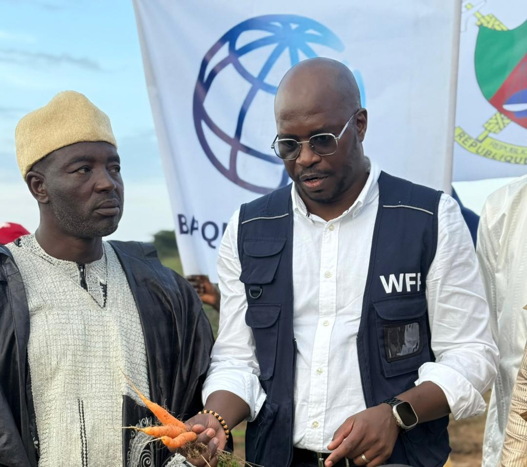 WFP_Cameroon's tweet image. #Cameroon🇨🇲

In #Adamawa, resilience grows from the ground up! 🌱

As part of a three-day mission, @WFP met with the Governor and visited the #PULCCA and @jica_direct_en (#IFNA) sites in #GodGabdo and #TchabalMounguel to strengthen collaboration and assess progress in…