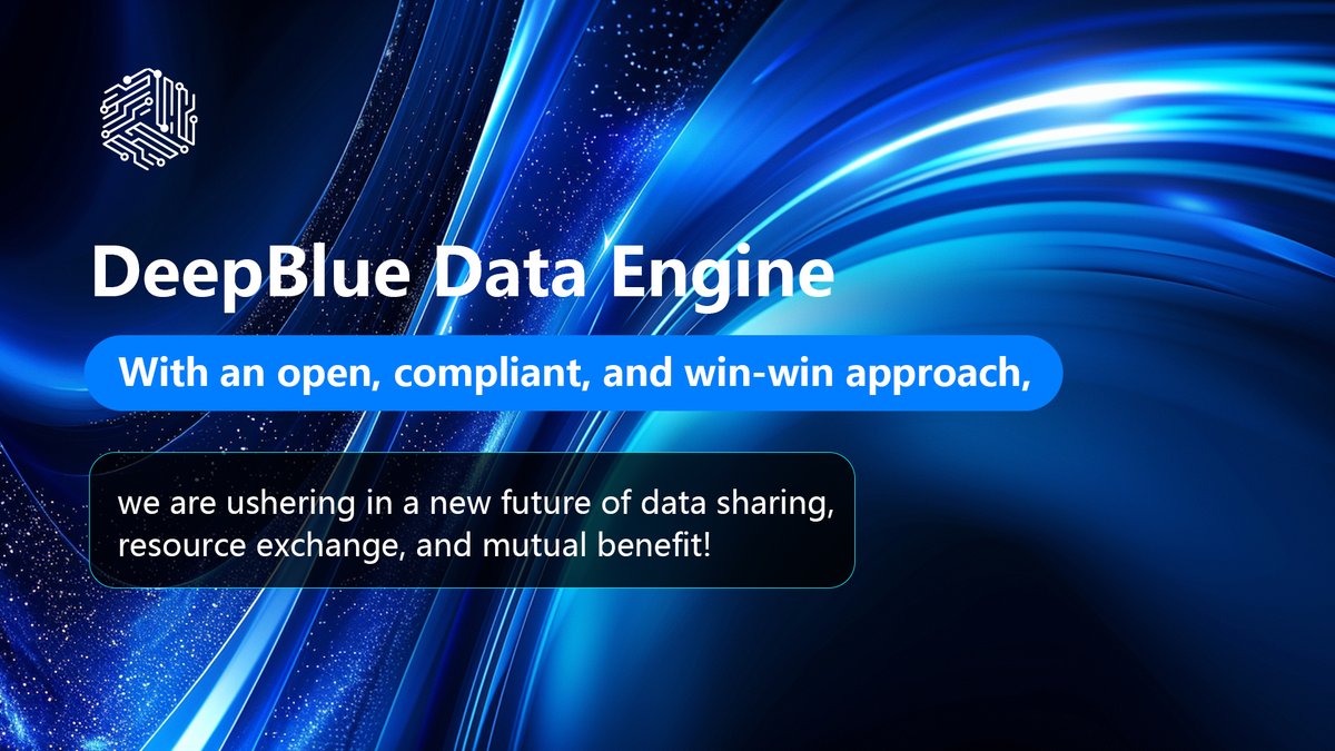 DeepBlueDifvt's tweet photo. DeepBlue Data Engine lays a solid foundation for building a digital economy platform that fosters data intelligence and a thriving ecosystem. https://t.co/3QRZnwF4Qa