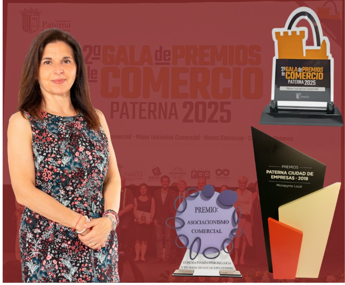 Paterna me ha dado 3 premios 🏆🏆🏆 pero el premio real es que las familias siguen confiando en mí para vender. 24 años: datos, ética y cercanía. Si vas a vender tu vivienda, hablamos 👇
📱 961 827 313 · 687 578 000 🌐 conchapinazo.com