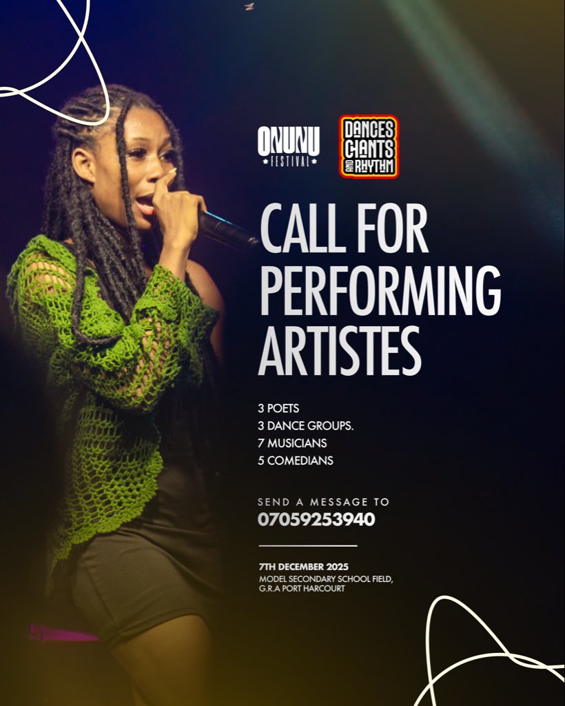 CALL FOR PERFORMING ARTISTS

#Onunufestival