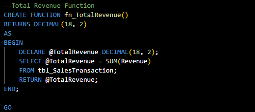 KenObech's tweet image. 8/12: Stored Procedures & Views
I automated recurring logic:
usp_RevenuePerProduct
usp_ShowSales
vw_ExecutiveSummary
Reusable procedures = clean & maintainable analytics.
#SQLServer #Automation #databaseengineering