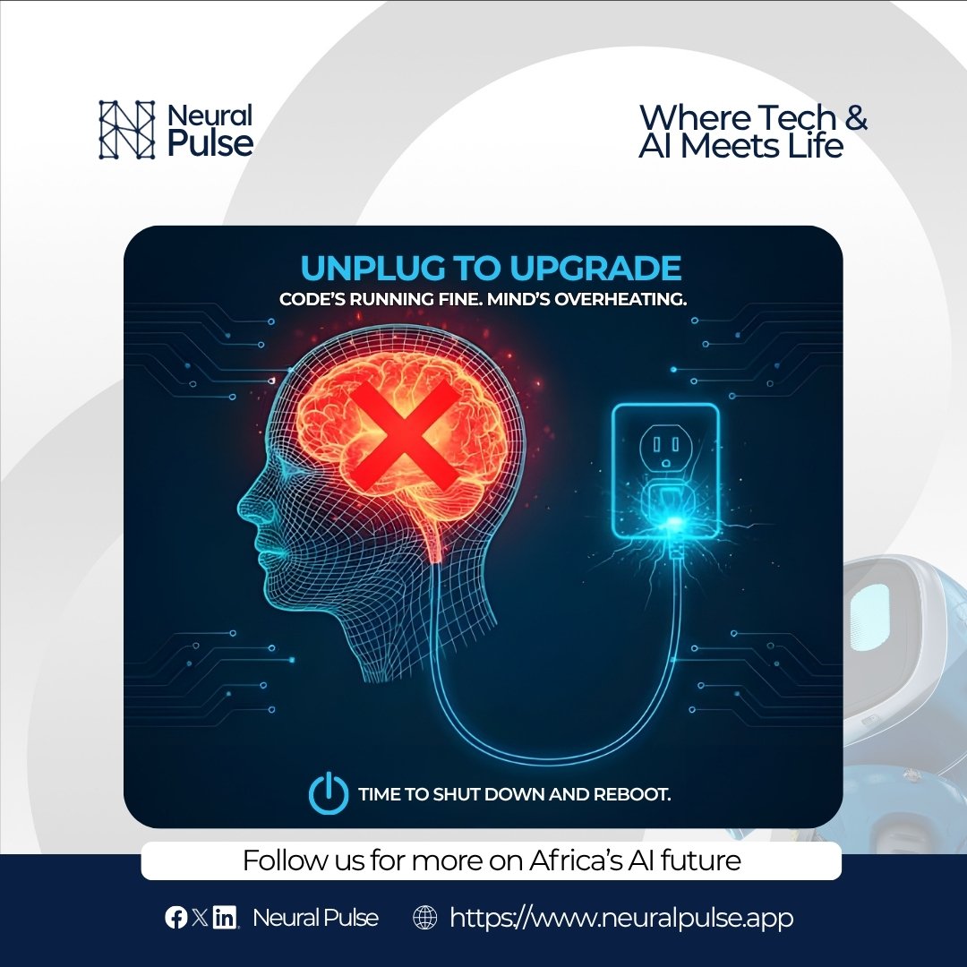 neural_pulse_ai's tweet image. The code’s fine. The mind’s overheating.

It’s the last Friday of the month time to unplug, breathe, and reboot.

Rest isn’t quitting. It’s upgrading.
