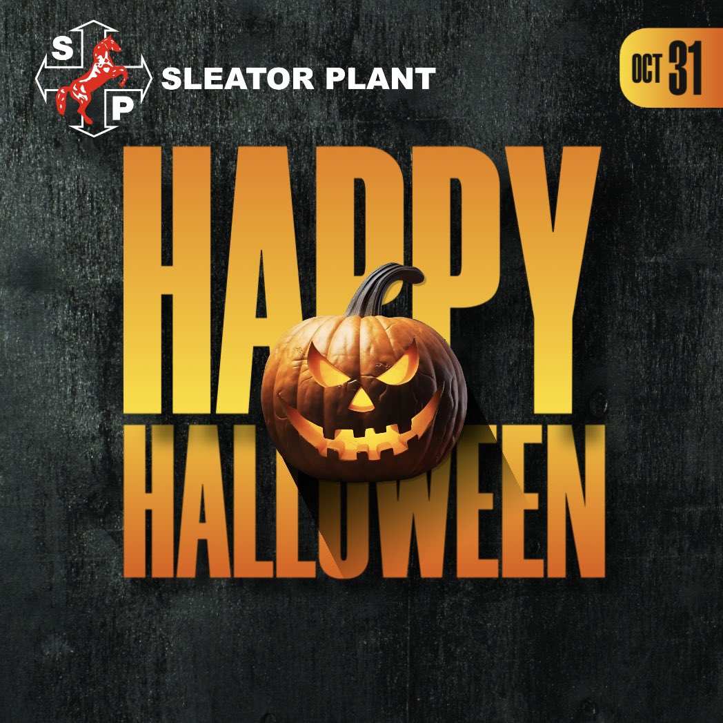 Happy Halloween from Sleator Plant! 🎃
Contact our sales team for spooktacular deals on SANY, GENIE &amp; MECALAC machines! 👻
<a href="/BallyveseyLtd/">Ballyvesey Holdings Ltd</a> 
#HappyHalloween #SleatorPlant #SANY #GENIE #MECALAC