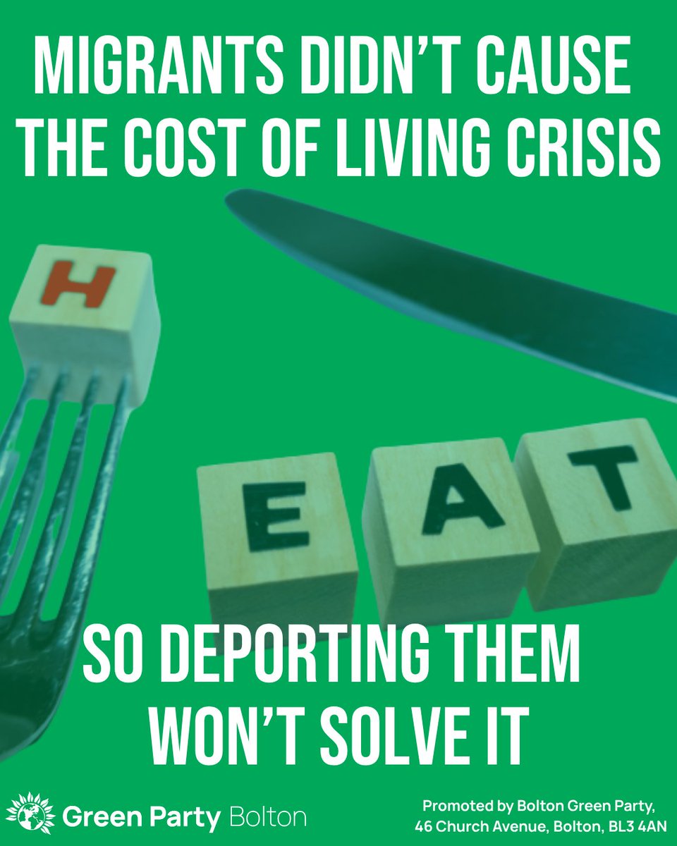 Green Party Bolton tweet media