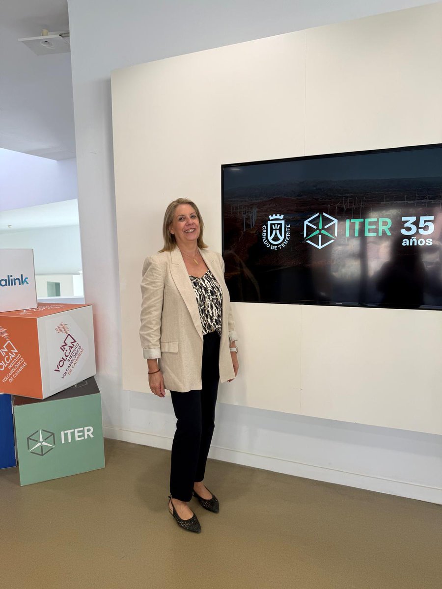 🎉 <a href="/ITERtenerife/">ITER</a> celebró 35 años como referencia energética y tecnológica de Canarias. Enhorabuena en nombre de <a href="/Femete/">🅵🅴🅼🅴🆃🅴</a>, que estuvo representada en el acto institucional por la presidenta de <a href="/Asintetenerife/">Asinte</a>, María Luisa de Arcos Díaz. 🔗 Vídeo del acto: youtube.com/watch?v=mm2wnt…