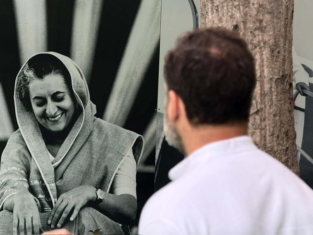 संघर्ष, साहस, सेवा और संकल्प की विरासत। 

#IndiraGandhi #RahulGandhi