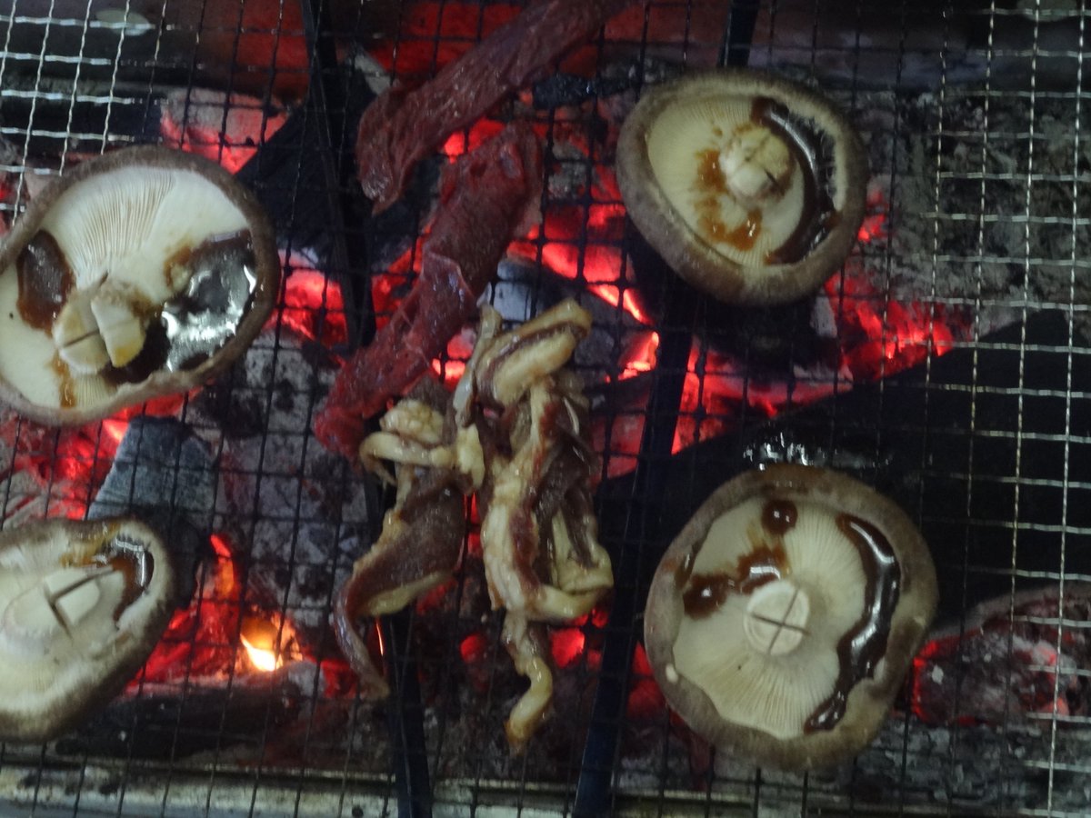【秋の味覚は今しかない🍄】
しいたけって本当においしいですよね！

気持ちのいい季節、BBQいかがですか🍖
お肉は焼くだけで食べられる味付けパック系がおすすめです！

#🍄←これ見るとドンキーコング64思い出すのは私だけ？