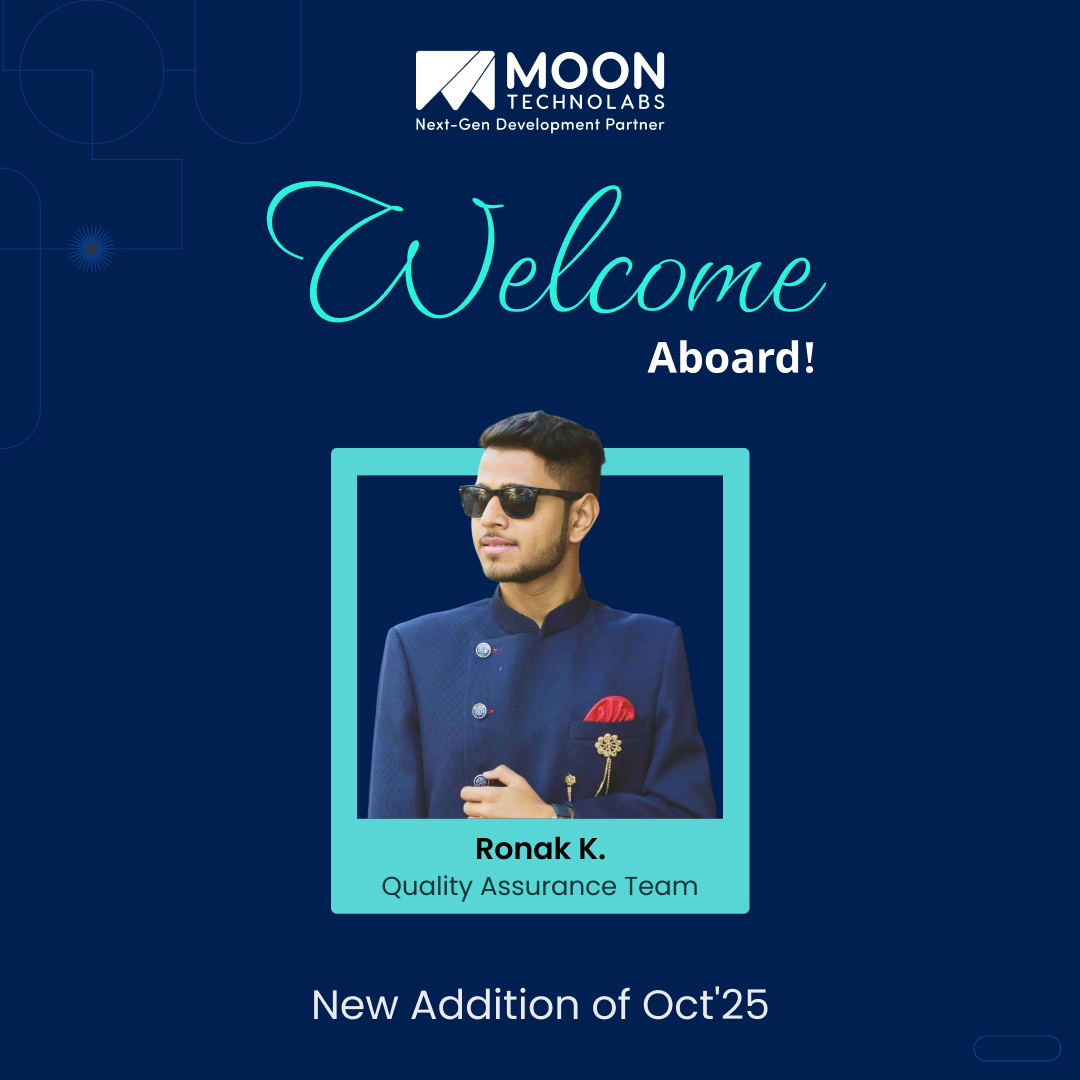 moontechnolabs's tweet image. Onboarding new members to the Moon Technolabs crew. 👏

We hope y’all will fuel our team with positivity and find your time with us rewarding.

Looking forward to some epic teamwork! 🤝
.
.
.
#MoonTechnolabs #MoonWelcome #GrowWithMTPL #Welcome #MoonTechnolabsFamily…