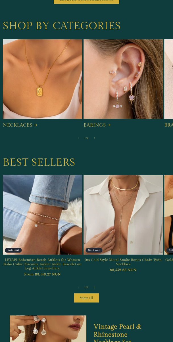 ruqayyahib's tweet image. A simple Shopify store🤗