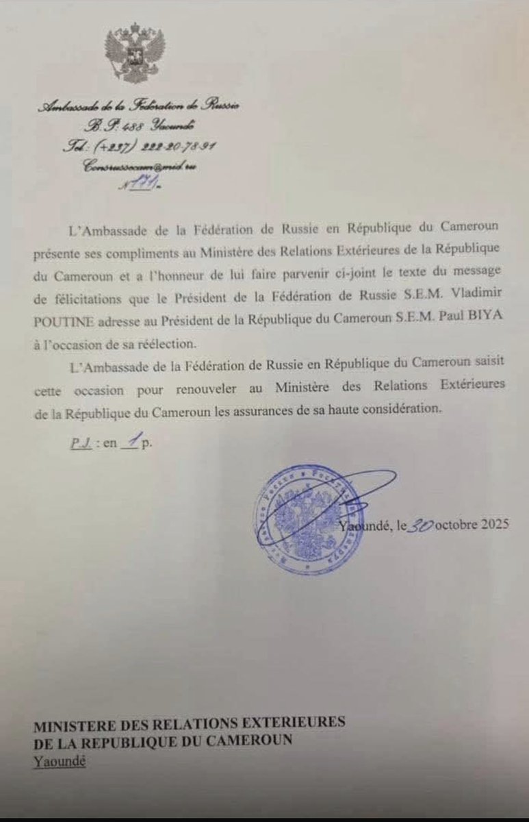 Honneur et Fidélité - Armée Camerounaise (@honneurfidelite) on Twitter photo 