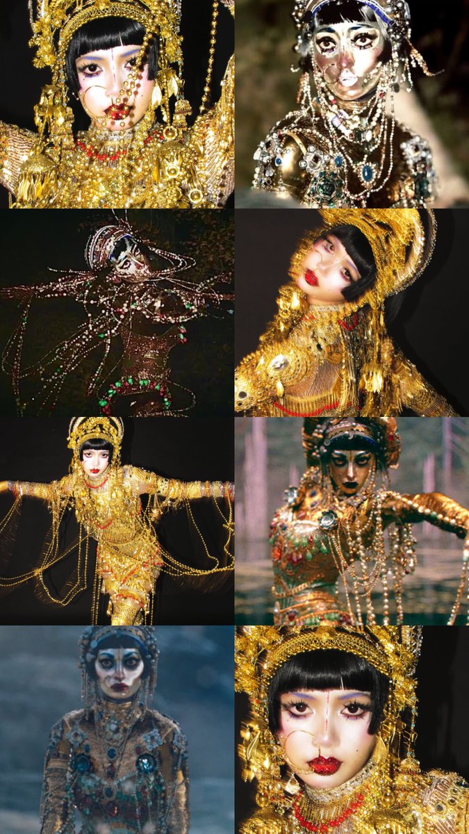 #LISA  DRESSING UP AS JIBARO OMG 🔥